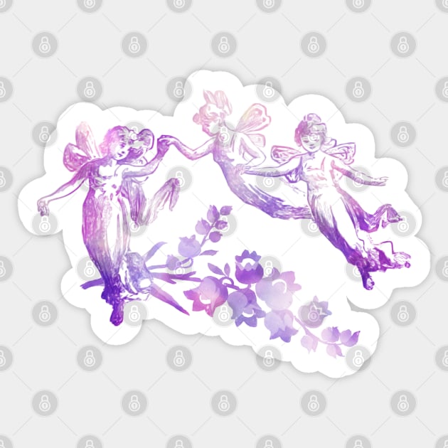 Trio of dancing fairies Sticker by chmdance